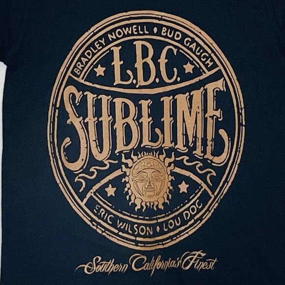 New "Sublime With Gold Seal" Youth Silkscreen Band T-Shirt. Available In XS–XL - Picture 2 of 2
